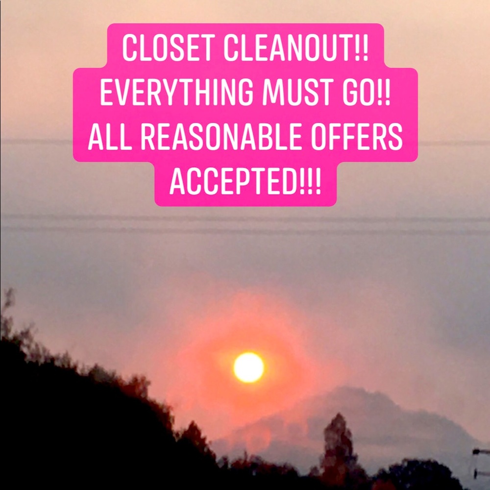 Closet clean out!! Everything must go!!!